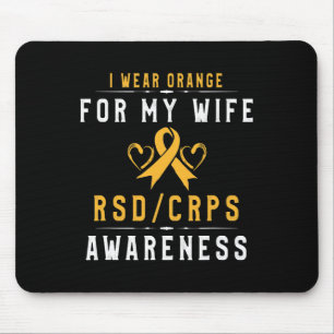 Crpsrsd Awareness Orange Ribbon T-Shirt Geschenk f Mousepad