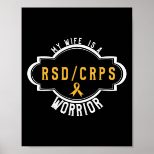 Crpsrsd Awareness Orange Ribbon T-Shirt Geschenk f Poster
