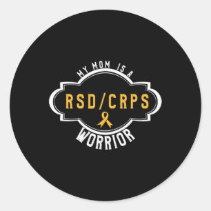 Crpsrsd Awareness Orange Ribbon T-Shirt Geschenk f Runder Aufkleber