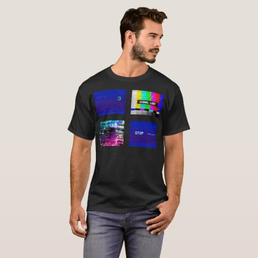 Crt Vaporwave Tv Vhs Pack T-Shirt (Vorne ganz)
