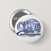 CRT ZUGELASSENES RADIOLOGISCHER BUTTON (Vorne & Hinten)