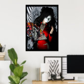CRTN Geisha Poster (Heimbüro)