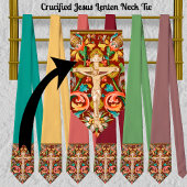 Crucied Jesus Lenten Krawatte