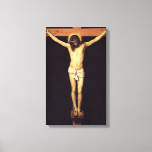 Crucified Christus durch Diego Velazquez Leinwanddruck