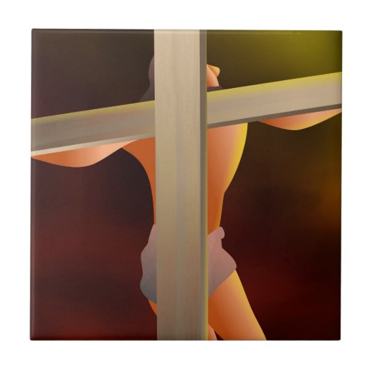 Crucified Fliese (Vorderseite)