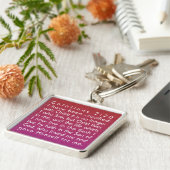 Crucified mit Christus Schlüsselanhänger (Seite)