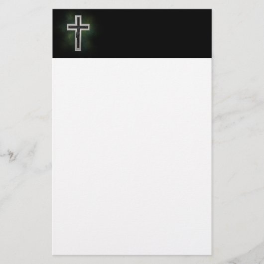 Crucifix Briefpapier (Vorderseite)