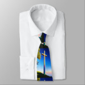 Crucifix Cross Jesus Krawatte (Gebunden)