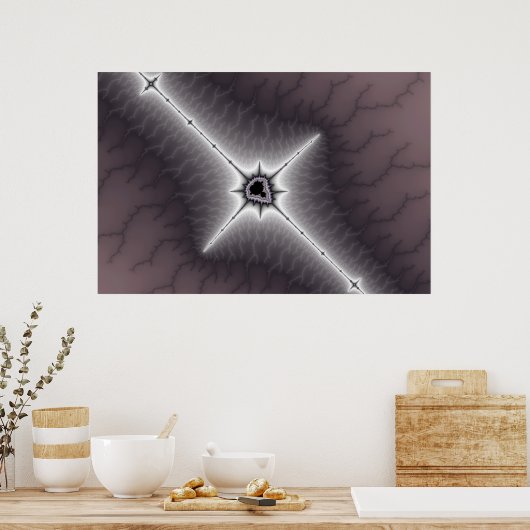 Crucifix - Fraktal Poster (Küche)