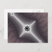 Crucifix - Fraktal Postkarte (Vorne/Hinten)