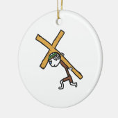 Crucifix Keramik Ornament (Links)