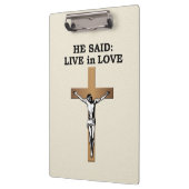 Crucifix Klemmbrett (Links)