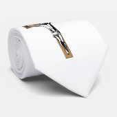 Crucifix Krawatte (Gerollt)