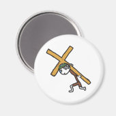 Crucifix Magnet (Vorderseite/Rückseite)