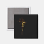 Crucifix Magnet (Vorderseite/Rückseite)