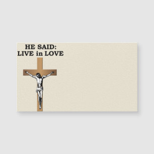 Crucifix Magnetkarte