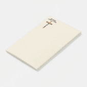 Crucifix Post-it Klebezettel (angewinkelt)