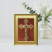 Crucifix Postkarte (Stehend Vorderseite)