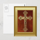 Crucifix Postkarte (Vorne/Hinten)