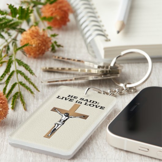 Crucifix Schlüsselanhänger (Vorderseite rechts)