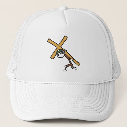 Crucifix Truckerkappe (Vorderseite)