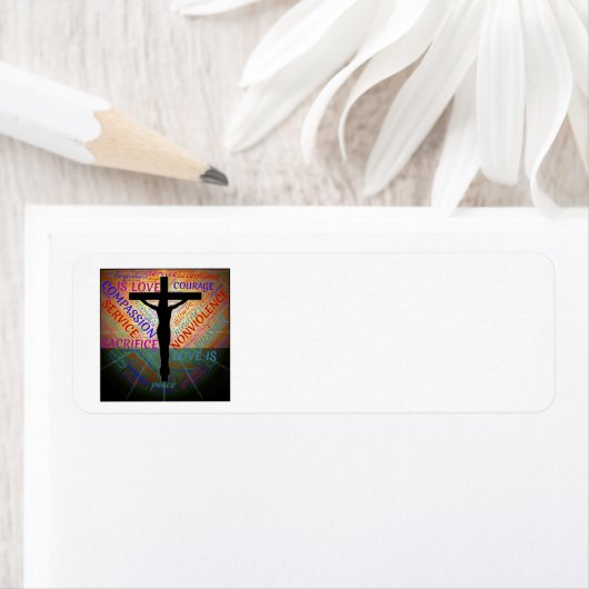 Crucifix / Wordadresse Labels (Insitu)