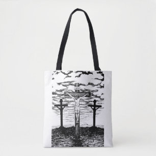Crucifixation Illustration Tasche