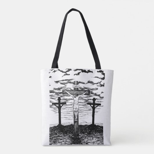 Crucifixation Illustration Tasche (Rückseite)