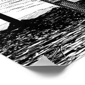 Crucifixation Illustration von Amanda Diehl Poster (Ecke)