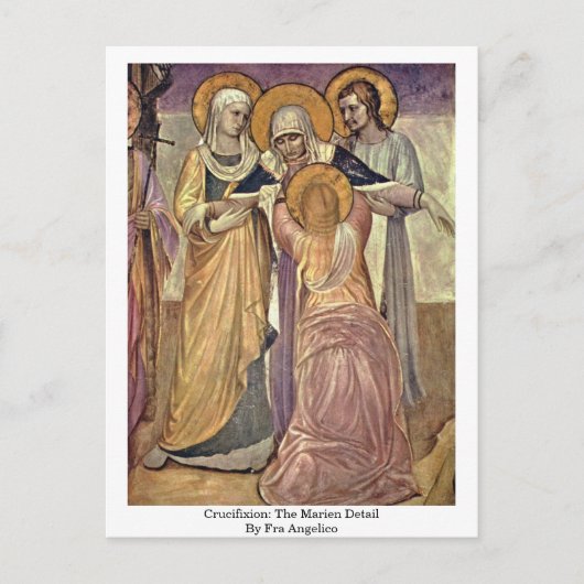Crucifixe: Das MarienDetail von Fra Angelico Postkarte (Vorderseite)