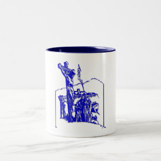 Crucifixe - Jesus auf dem Kreuz - Karfreitag Zweifarbige Tasse