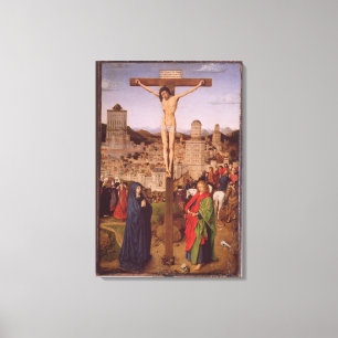 Crucifixe (Öl auf Tafel) Leinwanddruck