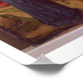 Crucifixe (Öl auf Tafel) Poster (Ecke)