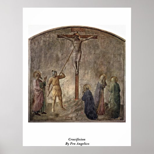 Crucifixe von Fra Angelico Poster (Vorne)