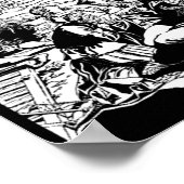 Crucifixe von Jesus Christus Vintage Kunstdrucke! Poster (Ecke)