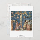 Crucifixierung durch Giotto Di Bondone Postkarte (Vorne/Hinten)