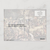 Crucifixierung durch Jacopo Tintoretto Postkarte (Rückseite)