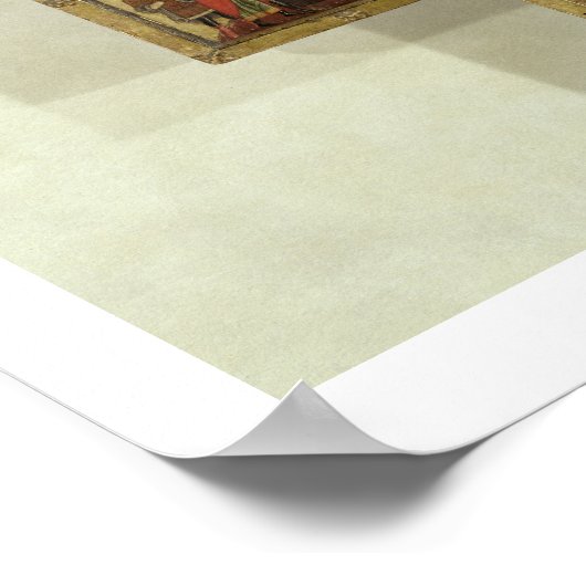 Crucifixierung mit Geschichten der Leidenschaft, S Poster (Ecke)