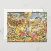 Crucifixion, 1609 (Stickerei) Postkarte (Vorne/Hinten)