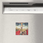 Crucifixion, c.1510 (Öl auf Tafel) Magnet (In Situ (Geschirrspüler))
