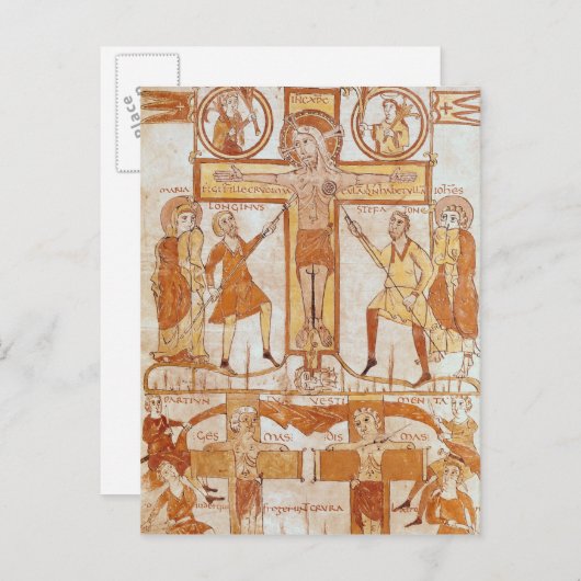 Crucifixion & Division of Clothes Postkarte (Vorne/Hinten)