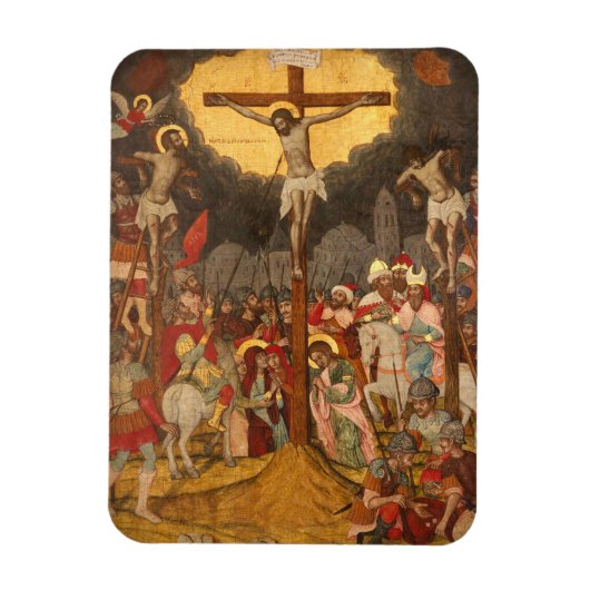 Crucifixion Scene 1711 Magnet (Vertikal)