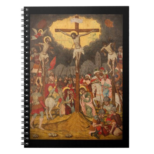 Crucifixion Scene 1711 Notizblock (Vorderseite)