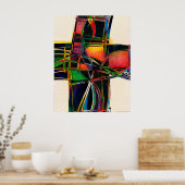 "Cruciform 16" Print Poster (Küche)