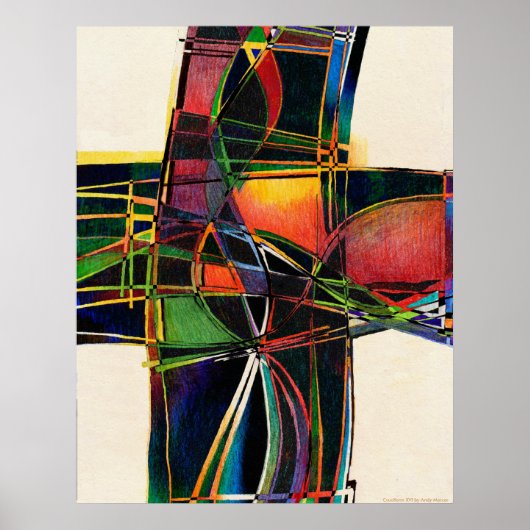 "Cruciform 16" Print Poster (Vorne)