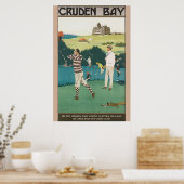 Cruden Bay Vintage Reiseplakat Poster (Küche)