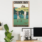 Cruden Bay Vintage Reiseplakat Poster (Heimbüro)