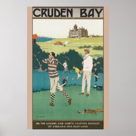 Cruden Bay Vintage Reiseplakat Poster