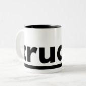 crudmug zweifarbige tasse (Vorderseite Links)