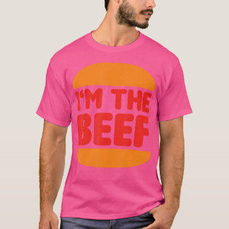 Crudo I'M The Beef Unisex-Erwachsene Schwarz T-Shirt